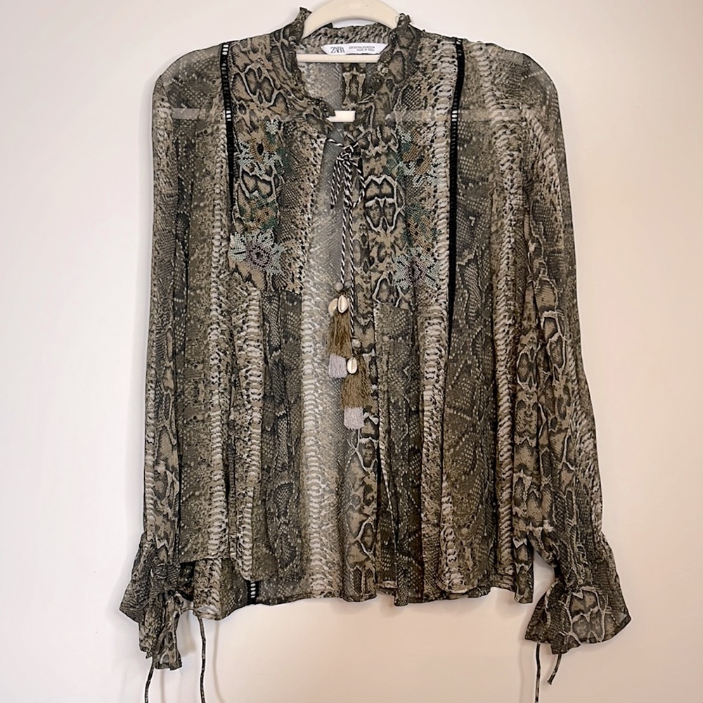 Fantastic Open Tie Blouse